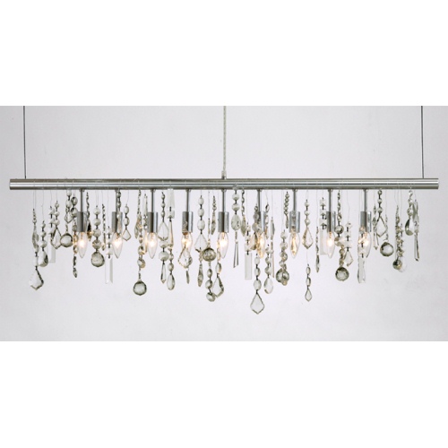 Crystal Linear Hanging Lamp